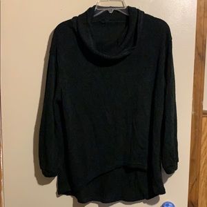 Black Cowl Neck Sweater